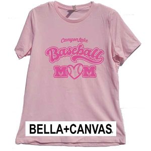Pink Baseball Mom
